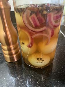 Smiley Pickled Eggs